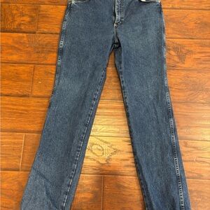 Wrangler Men's Straight Jeans - Dark Blue